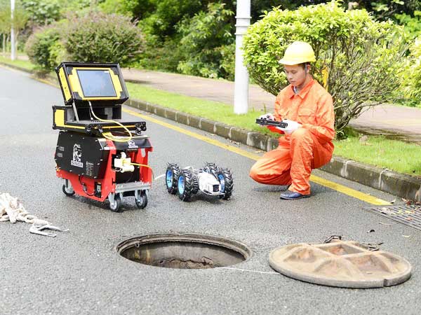 库车管道机器人检测